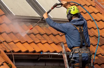 Démoussage et hydrofuge de toiture à Augy